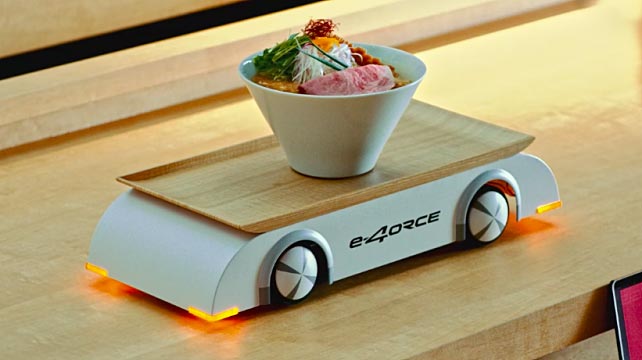 日產e-4ORCE技術完美“配送”拉面！